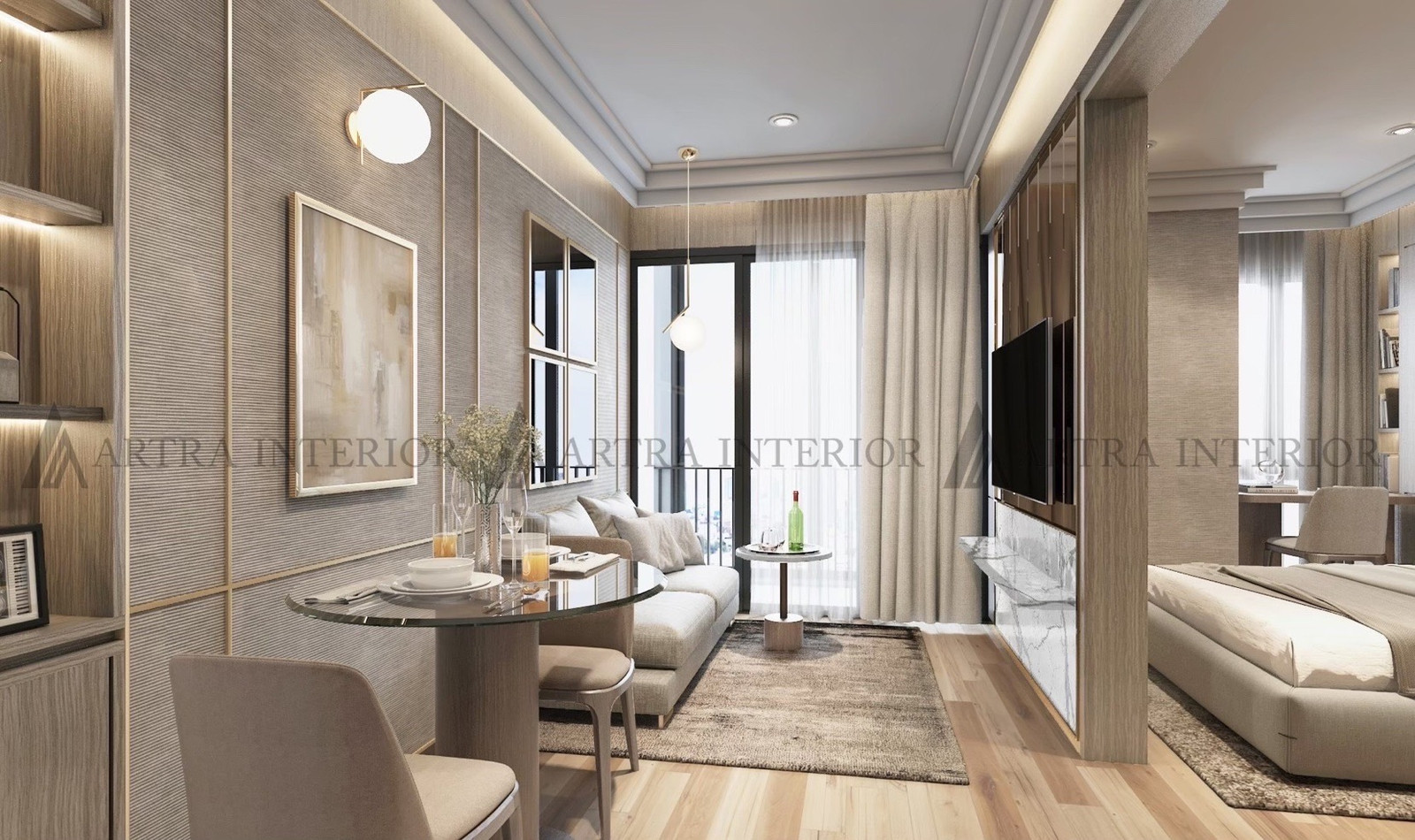 Ashton Chula–Silom for Rent | 1 Bedroom 35 sq.m. | 22nd Floor Garden View | Near MRT Sam Yan | 33,500 THB/Month – รูปที่ 3