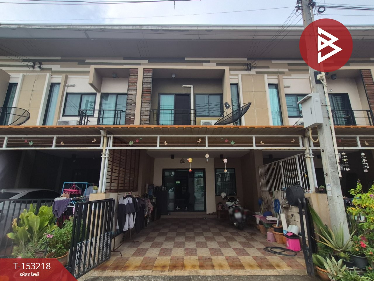 Townhouse for sale Phusiri Village, Project 1, Nong Mai Daeng, Chonburi
