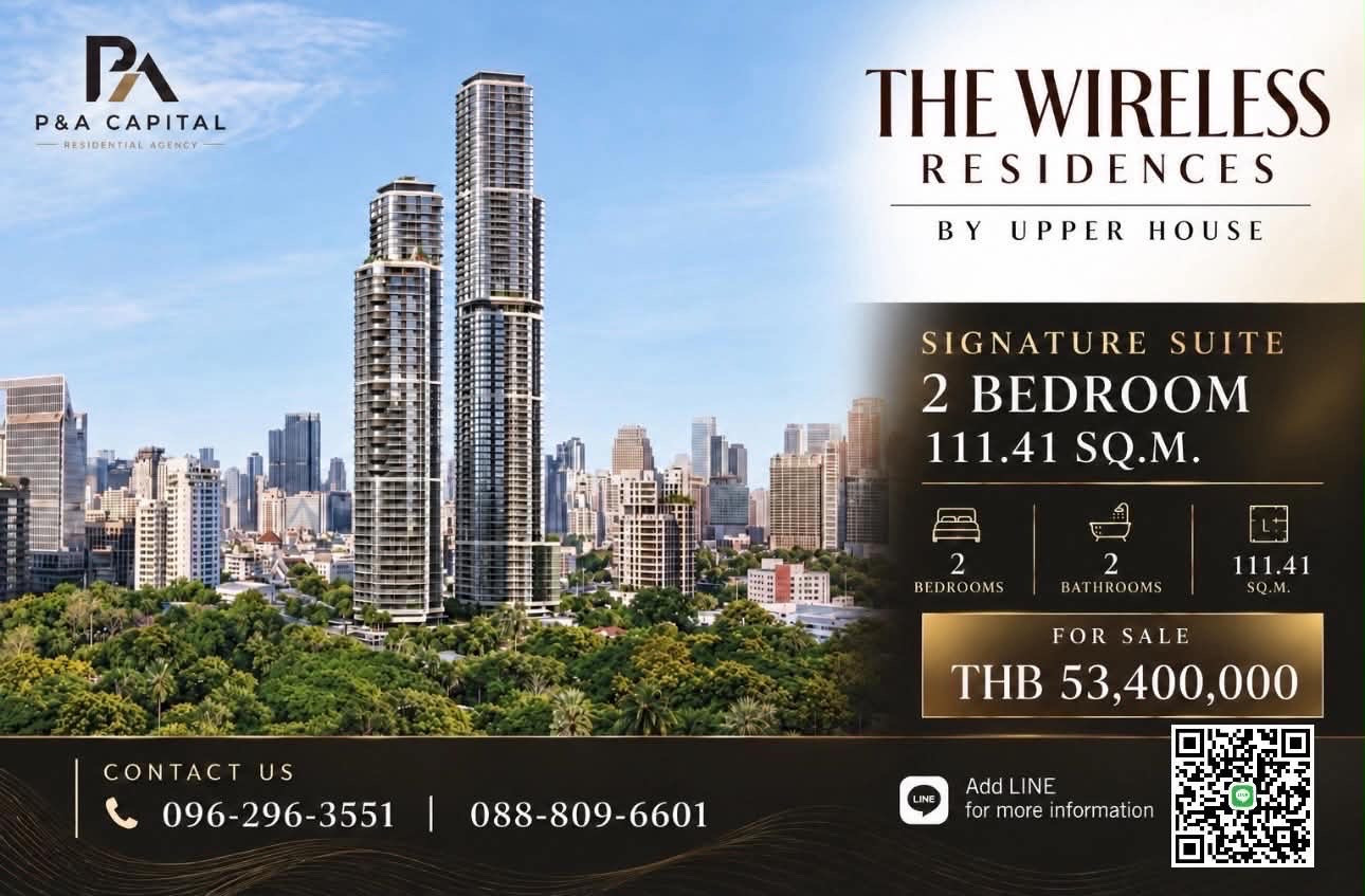 THE WIRELESS RESIDENCES BY UPPER HOUSE | 2 BEDROOM | 111.41 SQ.M. THE WIRELESS RESIDENCES BY UPPER HOUSE | 2 BEDROOM | 111.41 SQ.M.