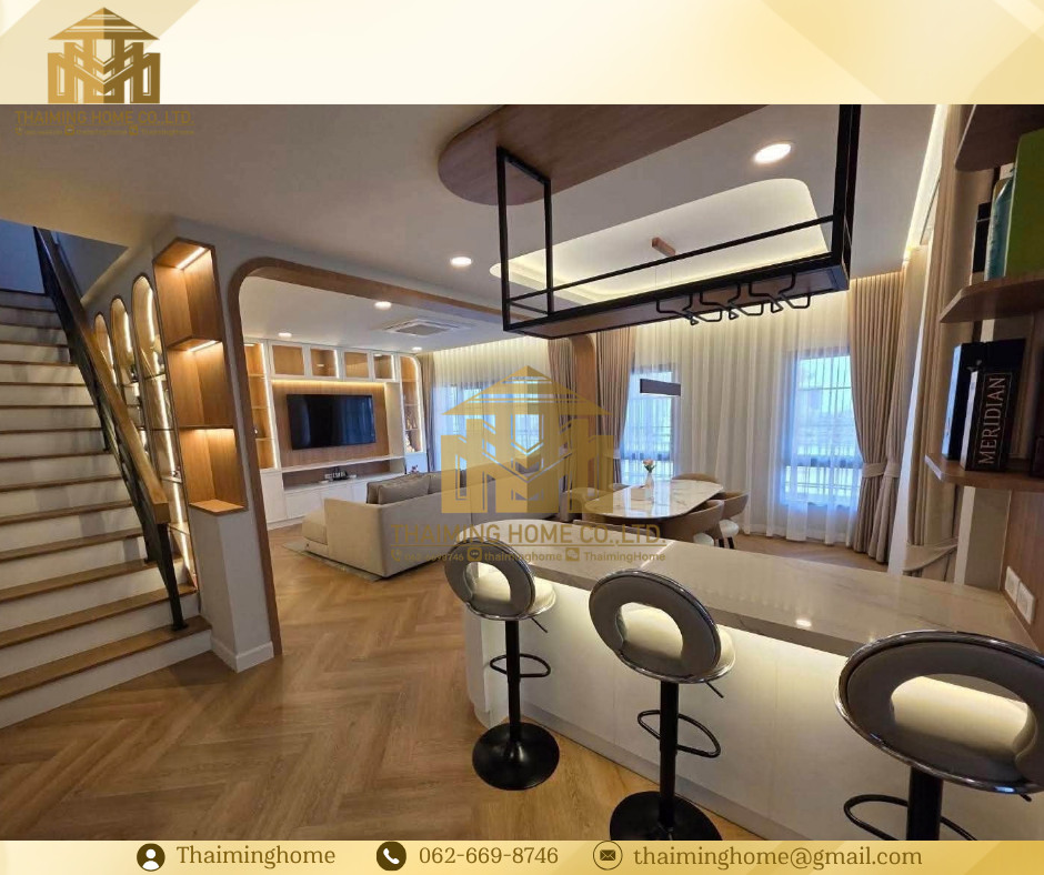 ขาย/ให้เช่า บ้านหรู 2 ชั้น 4 ห้องนอน ขนาด 265 ตร.ม. หมู่บ้าน Centro บางนา ตกแต่งบิ้วอินครบ (TH6-3526)  – รูปที่ 4