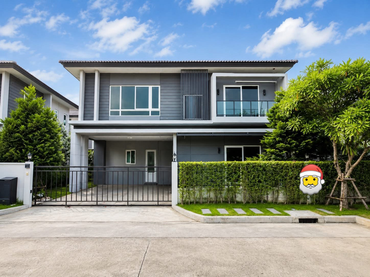 🏡✨ Single house for rent, MUJI style, Centro Phahon–Vibhavadi 2, 4 bedrooms, 4 bathrooms, corner house. Next to the park | Extra large area 67 sq m 💰 Rent 57,000 baht/month