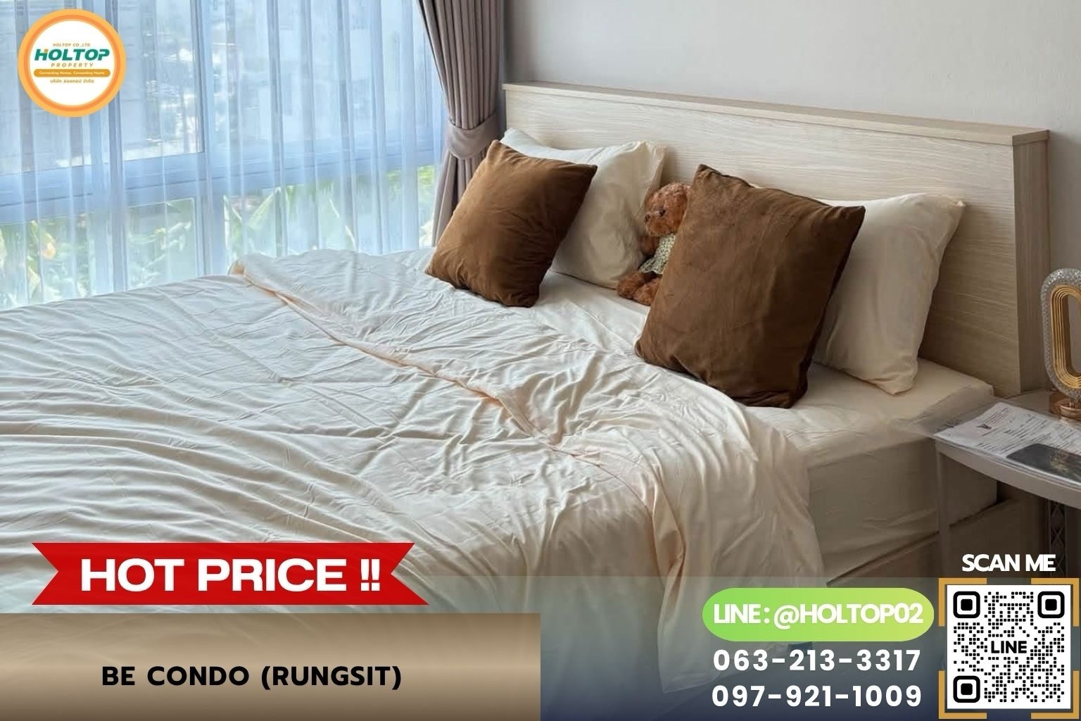 #Z6585 Condo for rent BE Condo (Rungsit)