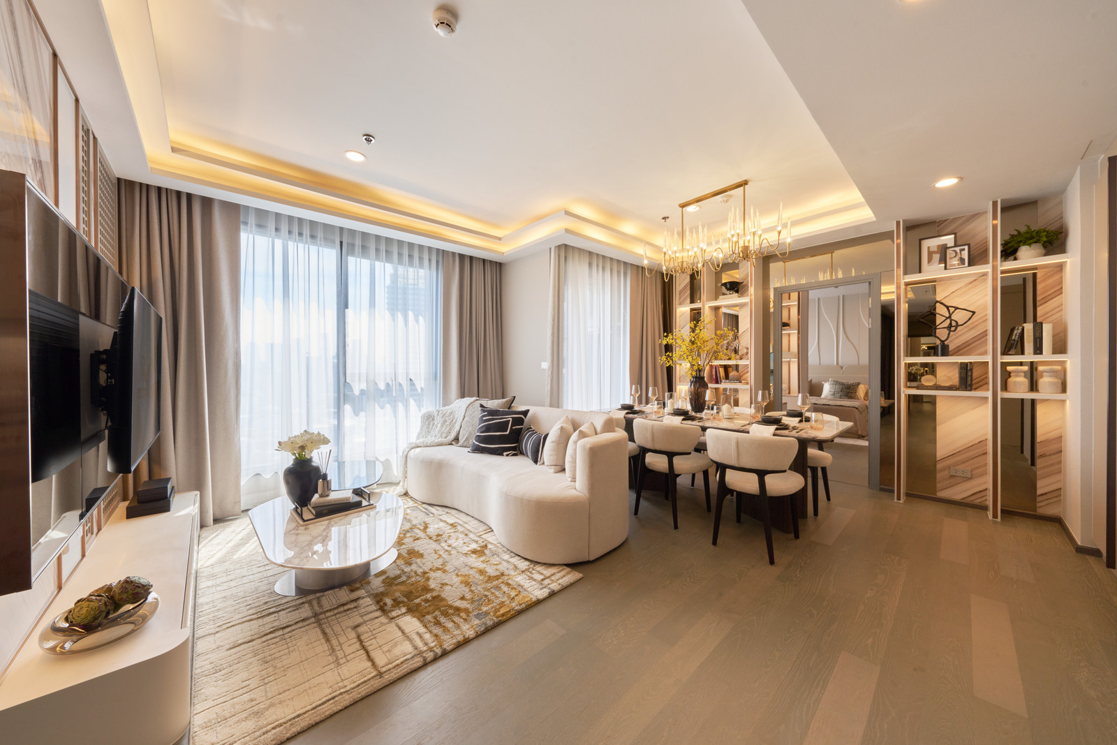 Coco parc พระราม 4 3 ห้องนอน วิวสวย ชั้นสูง แต่งครบ 
