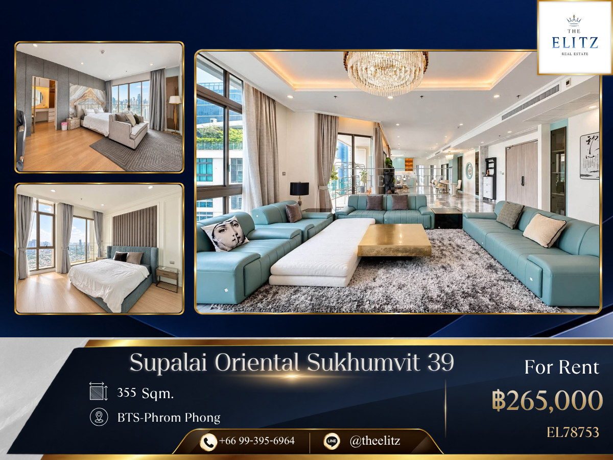 ✨ Exclusive Penthouse - Sukhumvit Sanctuary | Spacious Elegance & Top-tier facilities - Sophisticated Lifestyle for Large Families ✨ ✨ Exclusive Penthouse - Sukhumvit Sanctuary | Spacious Elegance & Top-tier facilities - Sophisticated Lifestyle for Large Families ✨