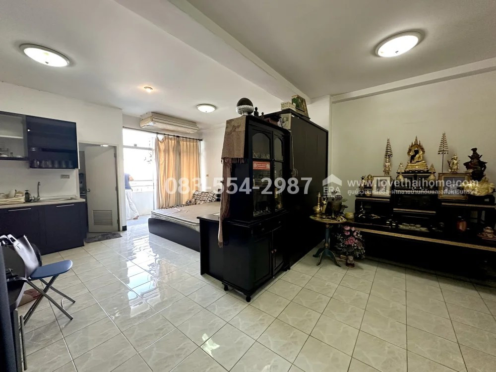 Condo for sale in Pattanakarn area 36-38, Thairong Tower, Suan Luang, studio room 40.87 sq m., on the 6th floor, city view, near MRT Hua Mak and Airport link Hua Mak, price 1.25 million, cheapest selling in the project. Buy to renovate, great value. – รูปที่ 3