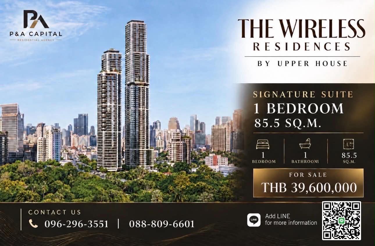THE WIRELESS RESIDENCES BY UPPER HOUSE | 1 BEDROOM | 85.5 SQ.M. THE WIRELESS RESIDENCES BY UPPER HOUSE | 1 BEDROOM | 85.5 SQ.M.