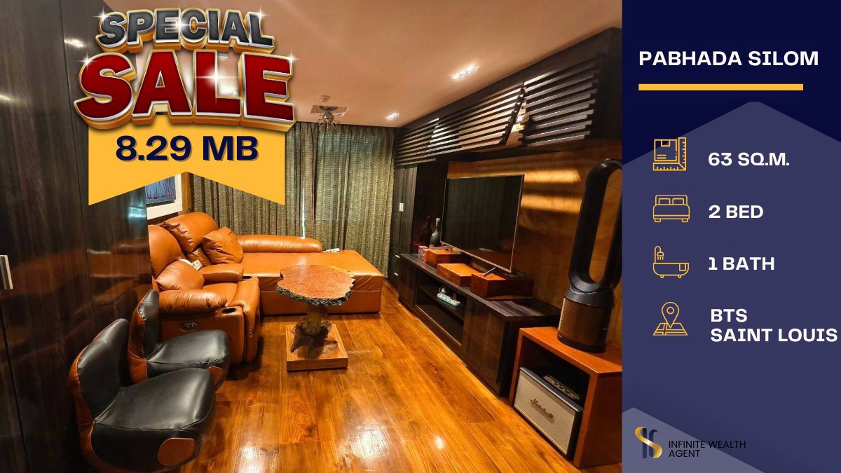 🔥 Best deal in the area! • Pabhada Silom Rare 1BR (63 sqm, 2 baths) luxury wooden decor near BTS Saint Louis ✨ Book your free private tour now! 🔥 Best deal in the area! • Pabhada Silom Rare 1BR (63 sqm, 2 baths) luxury wooden decor near BTS Saint Louis ✨ Book your free private tour now!