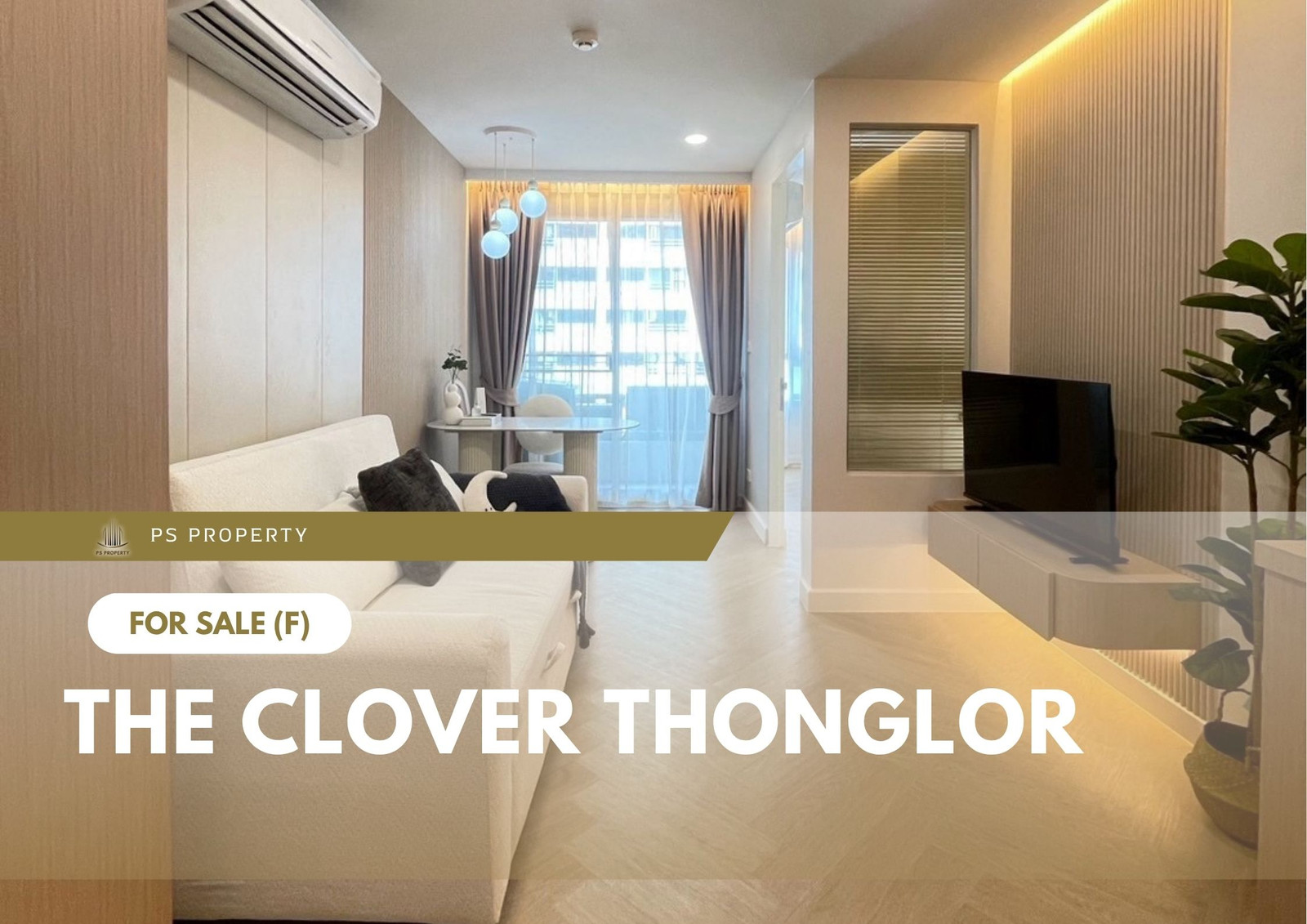 ขายด่วน 📍 The Clover Thonglor 📍 เฟอร์นิเจอร์ และ เครื่องใช้ไฟฟ้าครบ ใกล้ BTS ทองหล่อ
