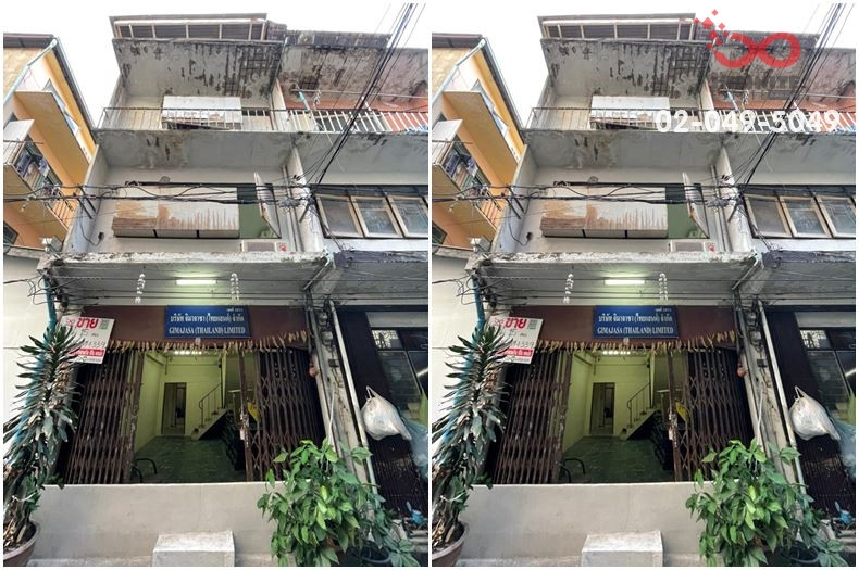 Commercial building for sale, 4 floors, 15 sq m, Sukhumvit 71, Pridi Banomyong 31-Ekkamai 12, near BTS Phra Khanong.