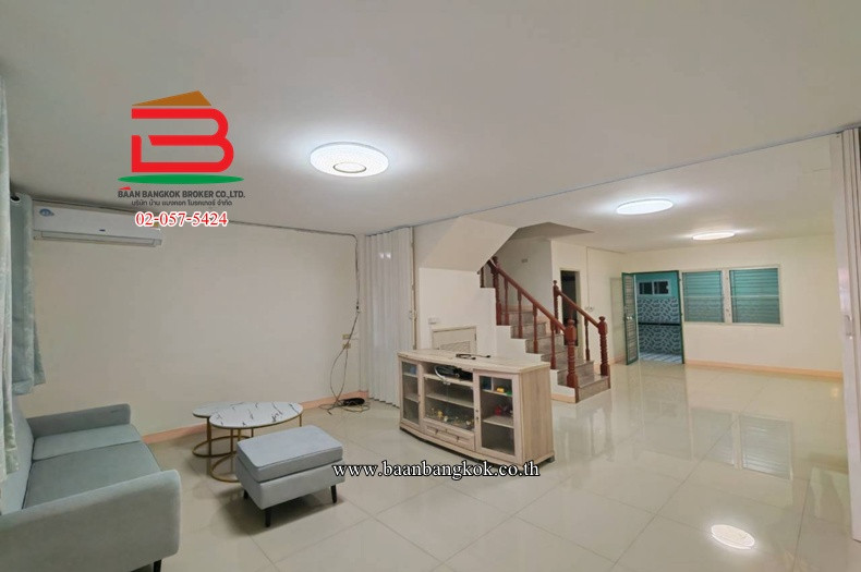 ทาวน์เฮาส์ หมู่บ้านรัชธานี 9 (ซอยสายไหม 43) เนื้อที่ 21.3 ตรว. แขวงสายไหม เขตสายไหม – รูปที่ 3