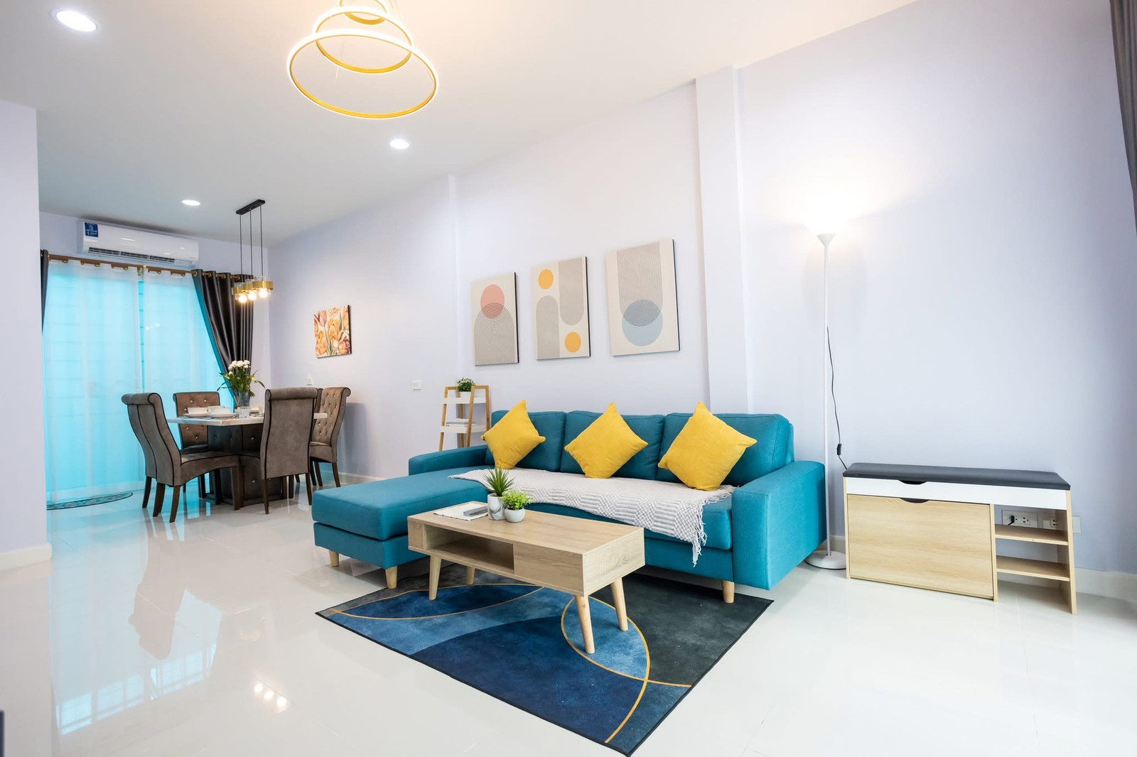 Townhome for rent Baan Klang Muang Lat Phrao 71 (Nakniwat 34), beautifully decorated, fully furnished, near Central Eastville.