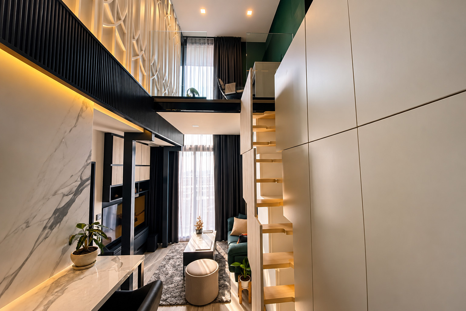✨ ขายคอนโด Duplex 1 ห้องนอน | 42 ตรม.| ใกล้ BTS ปุณวิถีเพียง 600 เมตร ห้องสวยมาก ✨