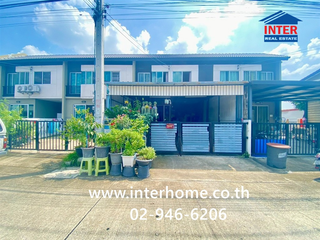 ทาวน์เฮ้าส์ 2 ชั้น 21.1 ตร.ว. หมู่บ้านพฤกษา124 รังสิต-คลองสี่ ใกล้โรงเรียนสวนกุหลาบรังสิต ถนนเลียบคลอง4 เมืองปทุมธานี ปทุมธานี 