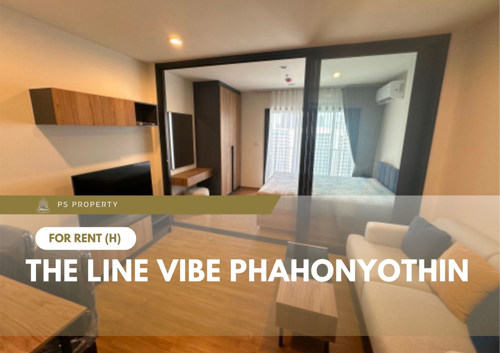 ให้เช่า 🔥 The Line Vibe Phahonyothin 🔥เฟอร์นิเจอร์ และ เครื่องใช้ไฟฟ้าครบ ใกล้รถไฟฟ้าถึง 2 สาย