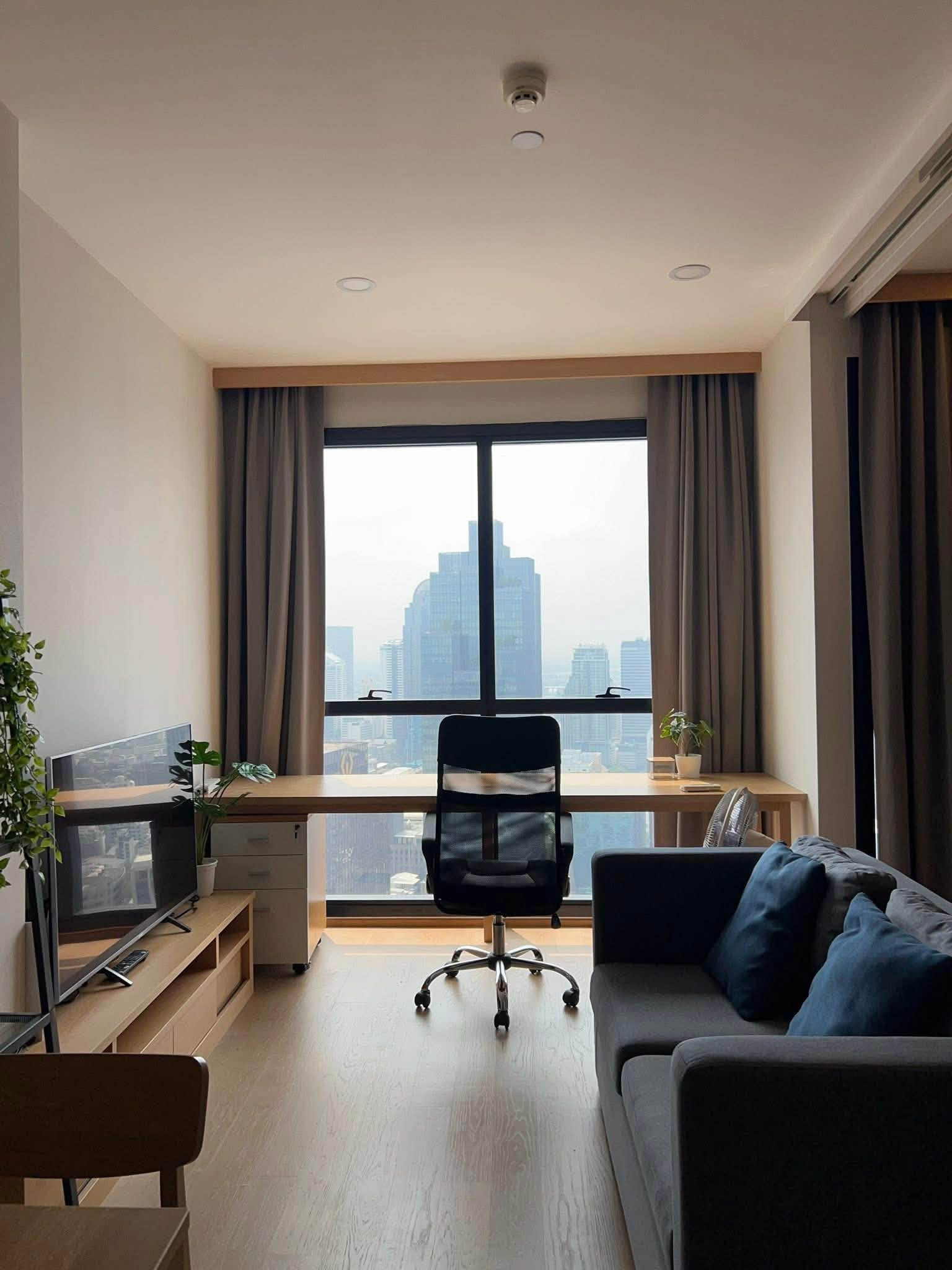 For Rent: Ashton Chula-Silom 1BR High Floor 32.41 sqm.