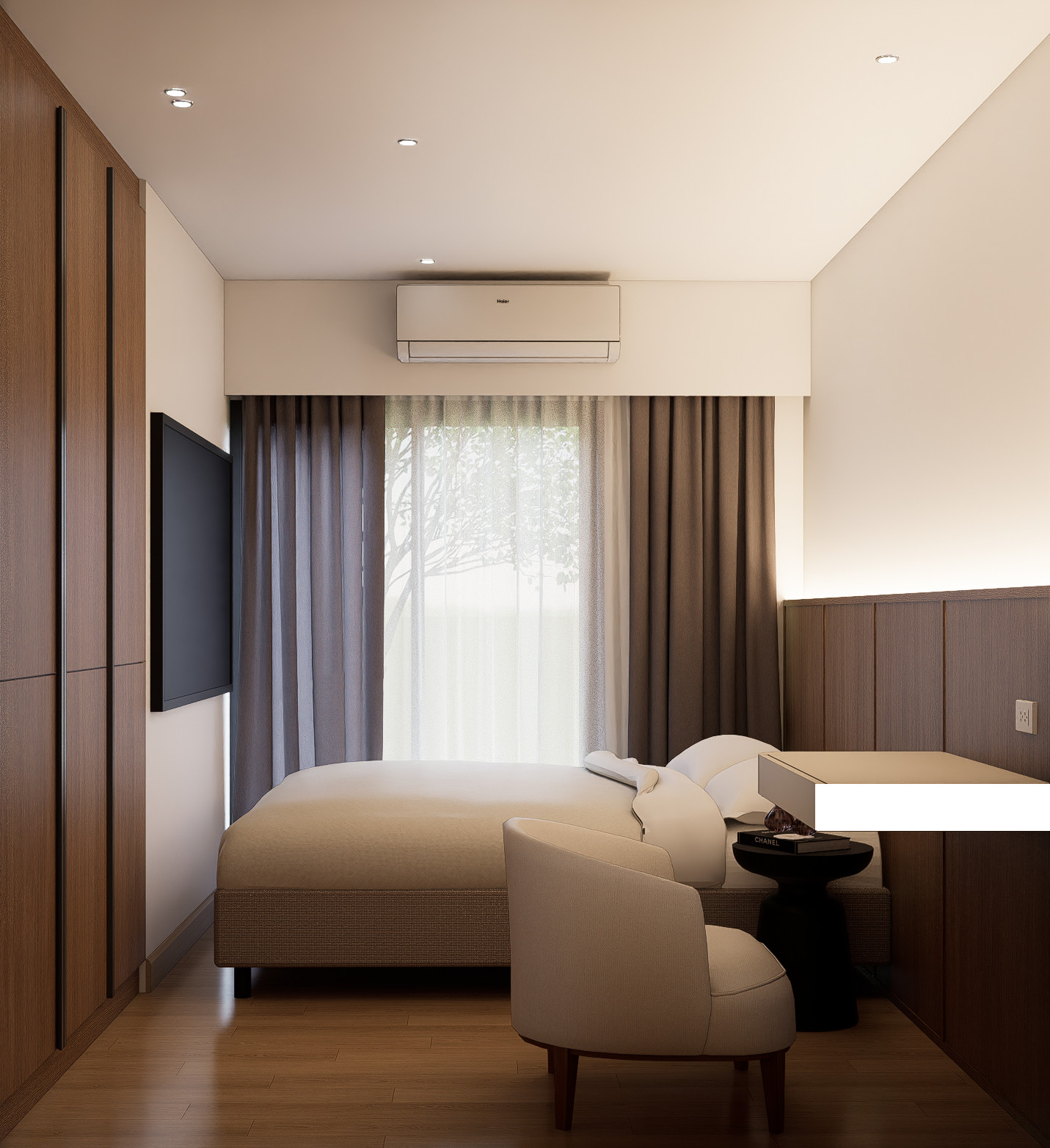 Icondo Sukhumvit 105, beautiful newly renovated room, ready to move in, separate kitchen, garden view.