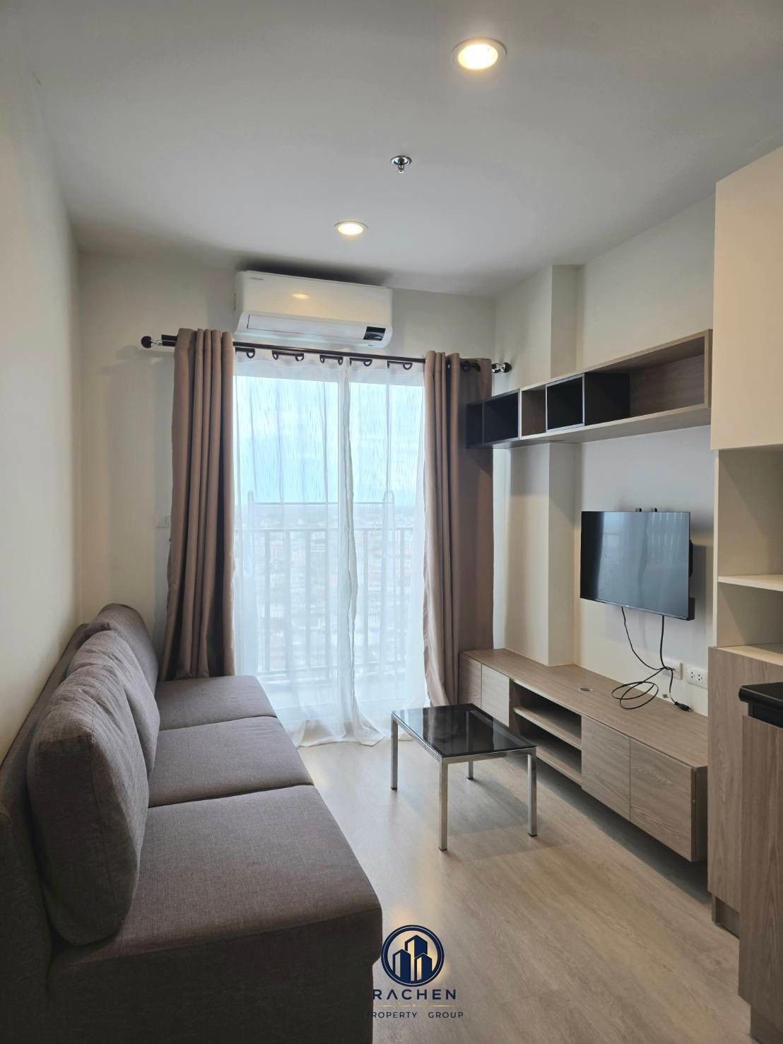 ให้เช่า Plus connect 1 ห้องนอน ทิศเหนือ ชั้น 22 ขนาด 30 ตร.ม. เช่า 12,000 บาท/เดือน