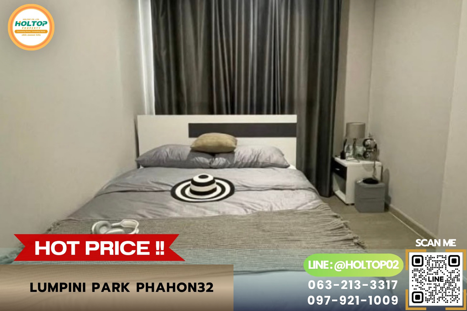 #R10958 ให้เช่าคอนโด Lumpini Park Phahon32 #R10958 ให้เช่าคอนโด Lumpini Park Phahon32