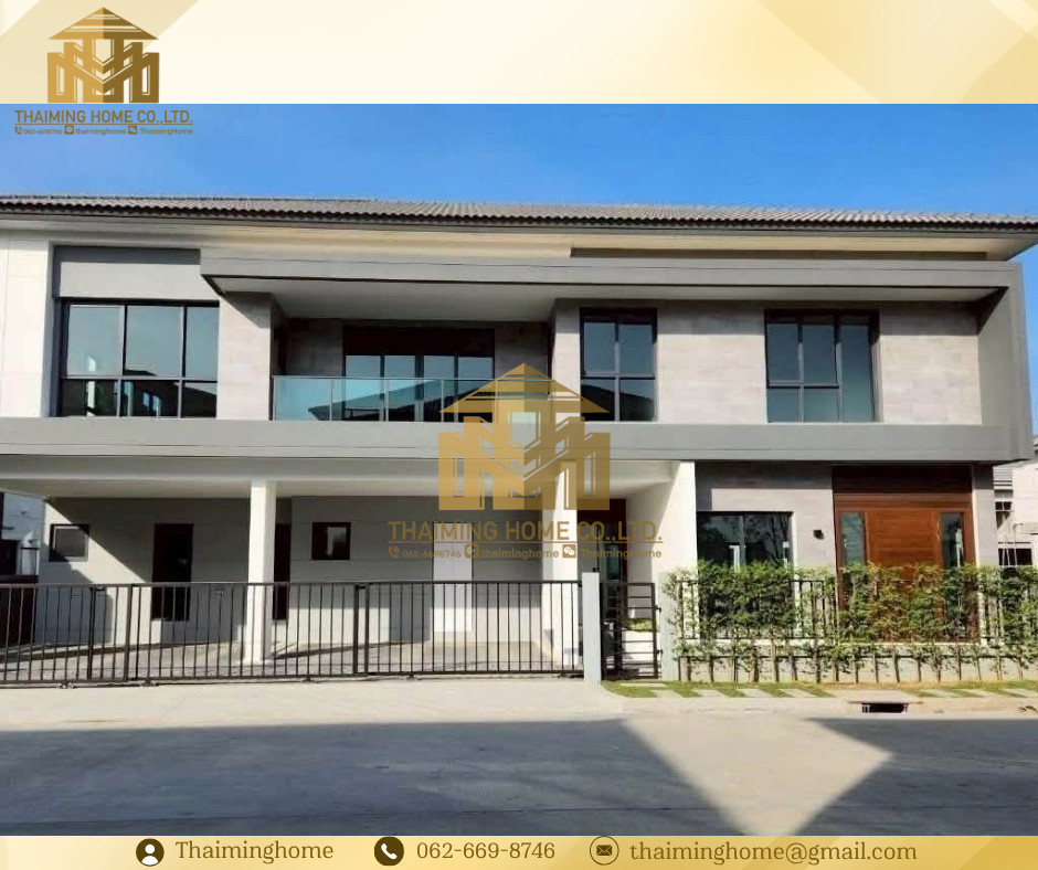 ขาย/ให้เช่า บ้านเดี่ยว 2 ชั้น 5 ห้องนอน The City Bangna พื้นที่ 416 ตร.ม.(TH6-3726)