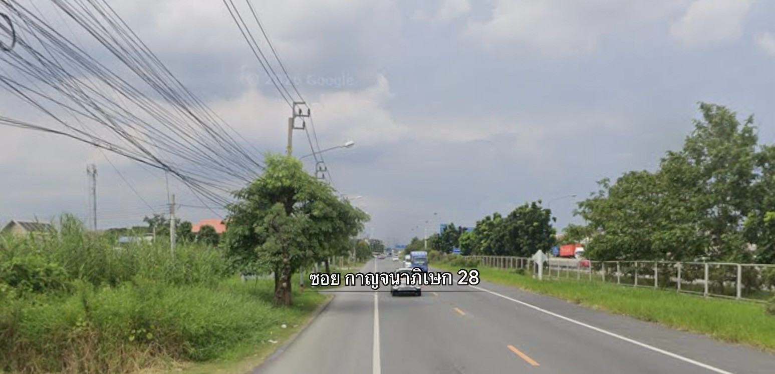 ขายที่ดิน 2-1-6 ไร่ (906 ตร.วา) ติดถนนใหญ่ ทางคู่ขนานกาญจนาภิเษก เขตประเวศ กรุงเทพมหานคร