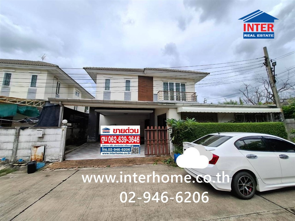 บ้านเดี่ยว 2 ชั้น 55.3 ตร.ว. หมู่บ้านเดอะลิฟวิ่ง1 บางบัวทอง ใกล้สำนักงานเทศบาลเมืองพิมลราช ถนนบ้านกล้วย-ไทรน้อย ถนนกาญจนาภิเษก บางบัวทอง นนทบุรี  – รูปที่ 2