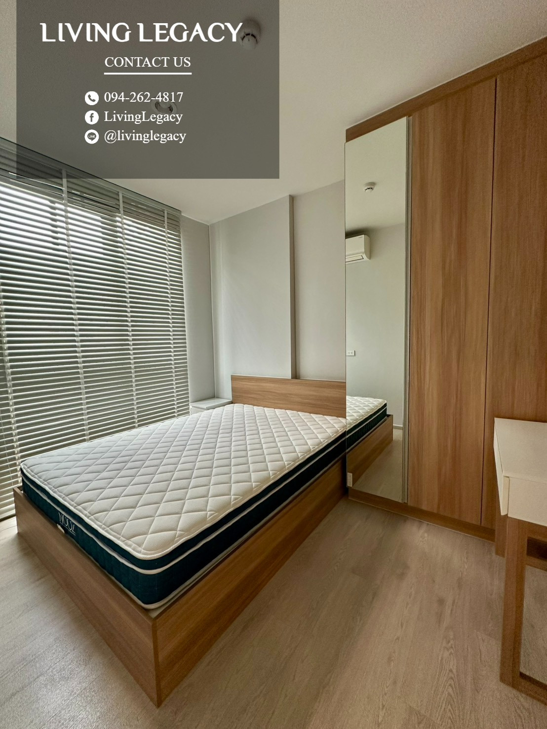 TMH4JB เช่าด่วน คอนโด Nue Noble Centre Bangna 25 ตร.ม. ชั้น 5 | 1 นอน 1 น้ำ เฟอร์ครบ พร้อมอยู่ 12,000 บาท/เดือน | LINE: @livinglegacy – รูปที่ 2