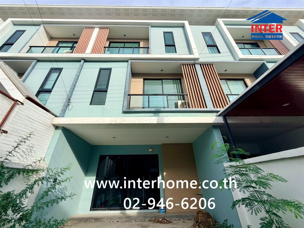 โฮมออฟฟิศ 3 ชั้น 23.4 ตร.ว. หมู่บ้านชญาดาแอทเวิร์ค ใกล้วัดคลองปลัดเปรียง ซอยวัดคลองปลัดเปรียง ถนนศรีนครินทร์ ถนนบัวนครินทร์ บางพลี สมุทรปราการ  – รูปที่ 3