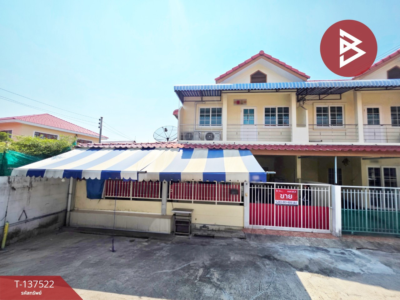 Townhouse for sale Fueang Fa Village 16, Phase 2, Theparak, Samut Prakan