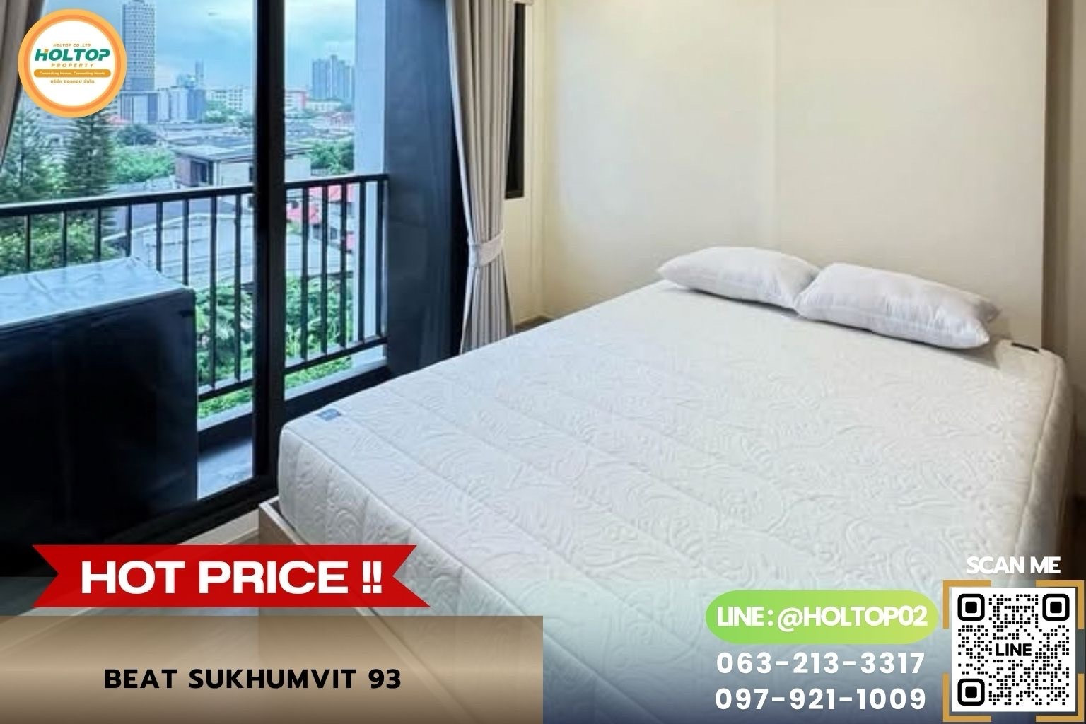 #Z6581 ให้เช่าคอนโด Beat Sukhumvit 93