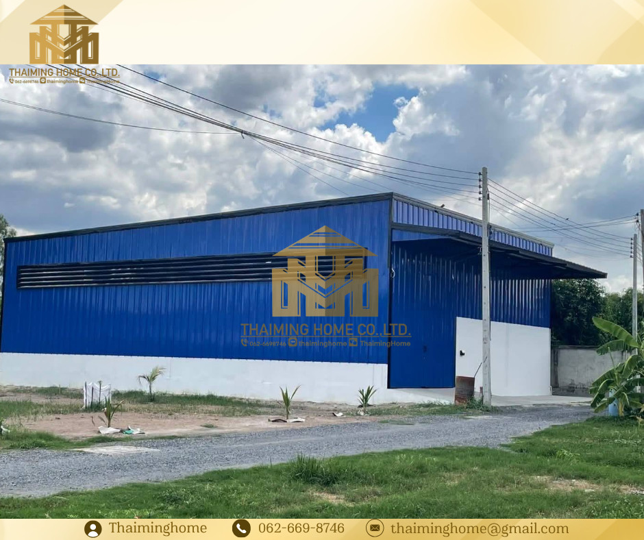 Newly built warehouse for sale, Pathum Thani, near Pak Kret, usable area 300 sq m (TW6-6026)