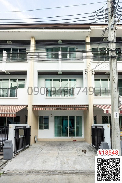 For rent, 3-story townhome, Baan Klang Muang, Lat Phrao 71 (Nakniwat 34), near Central Festival Eastville.