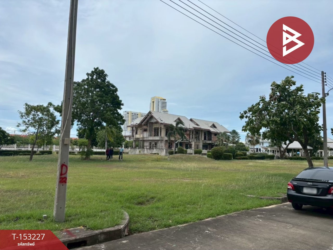 Land for sale, area 92.2 sq m, Phetchaburi, near the Cha-am sea, ready to build a house.