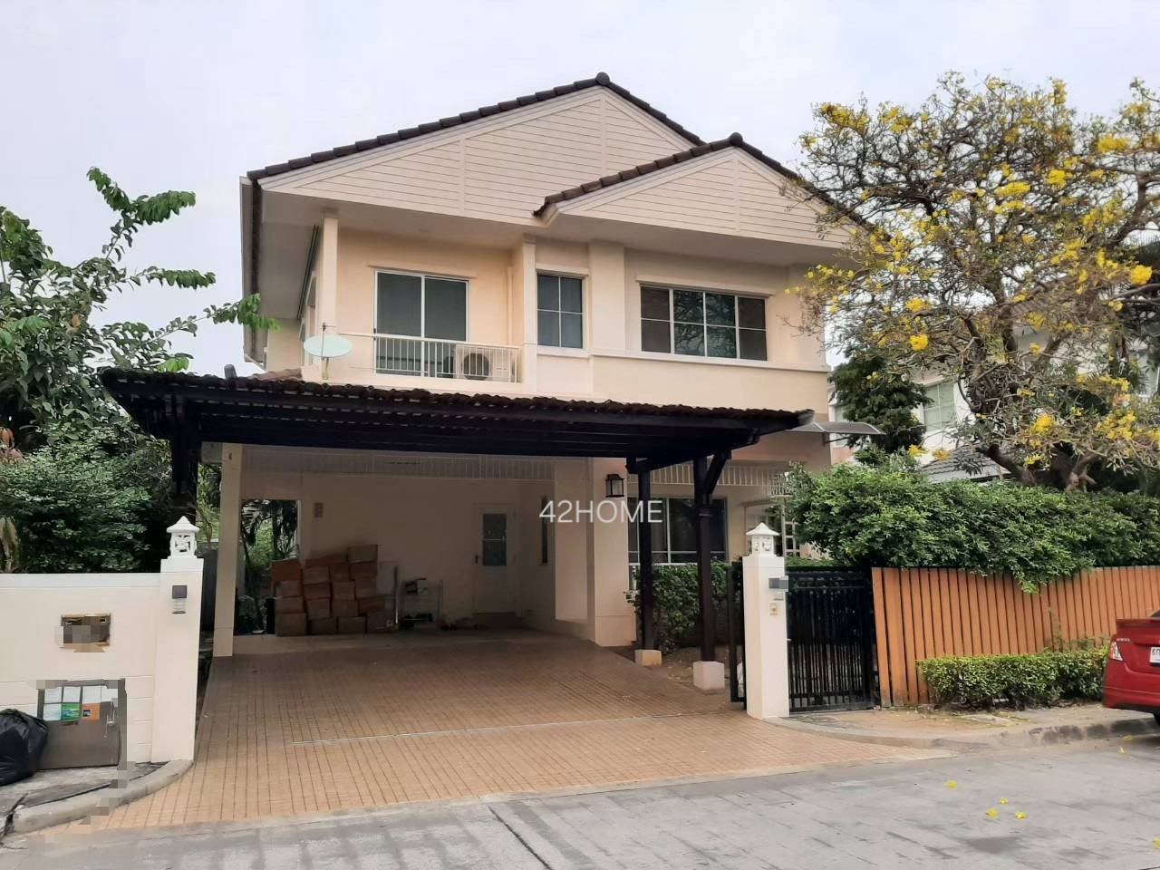 Single house, Rama 5 location, near Denla Kindergarten, Ratchaphruek, Rama 5 Market, fully furnished, ready to move in. Single house, Rama 5 location, near Denla Kindergarten, Ratchaphruek, Rama 5 Market, fully furnished, ready to move in.