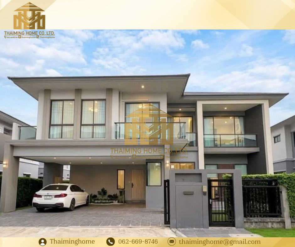 ขาย / ให้เช่า บ้านเดี่ยวหรู The Palm Bangna–Wongwaen แต่งครบ ขนาด 290 ตร.ม.（TH6-3326）