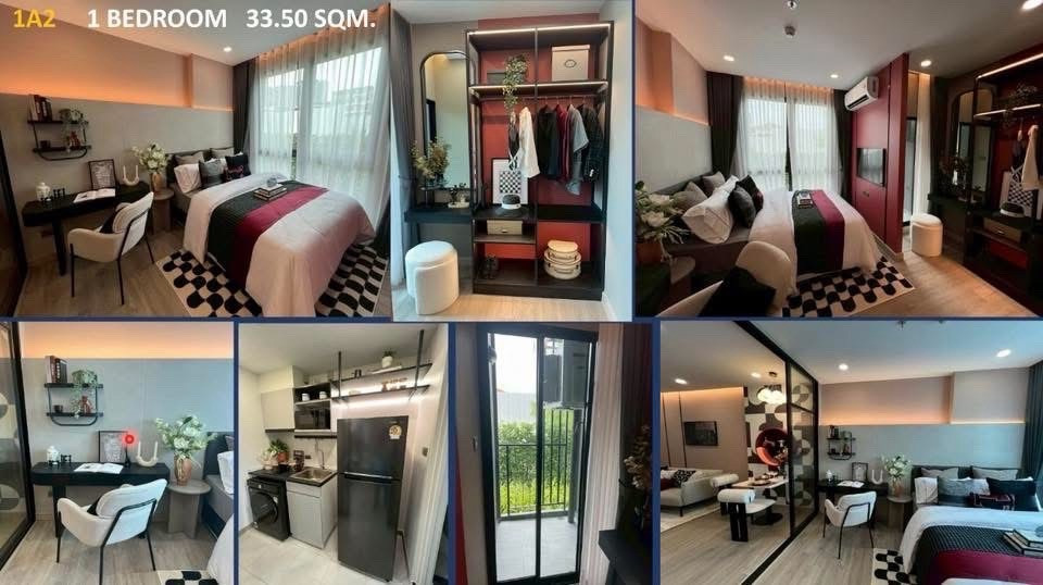 [] ขายดาวน์ ห้องแบบ 33.5 ตรม ตึก A ช้้น 18 ทิศใต้ – รูปที่ 4