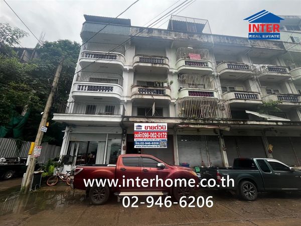 Commercial building, 4 floors, 17 sq m. Commercial building near The Mall Bangkapi. Soi Ramkhamhaeng 60/2, Ramkhamhaeng Road, Ramkhamhaeng Road 60/2, Bang Kapi District, Bangkok