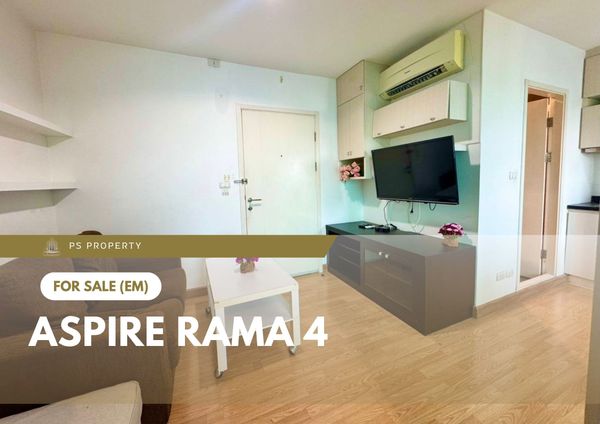 Urgent Sale 🔥 Aspire Rama 4 🔥 Fully furnished, convenient location, near BTS Ekkamai.