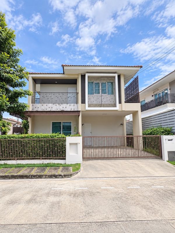 2-story detached house for sale, Burasiri Village, Thakham-Rama 2, cheapest price in the project.