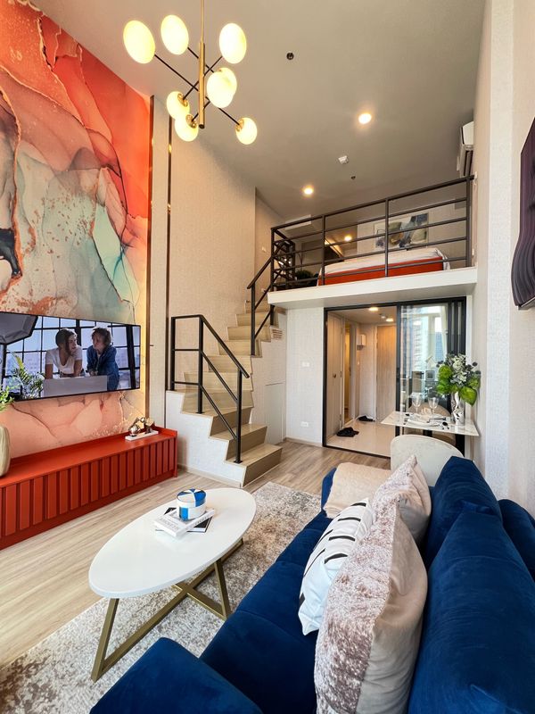 𝗢𝗡𝗘 𝗣𝗥𝗜𝗖𝗘 𝟱.𝟳𝟵 𝗠𝗕* | HYBIRD studio room, 4.3 m high ceiling room, Culture Thonglor Condo, near BTS Thonglor 250 m.