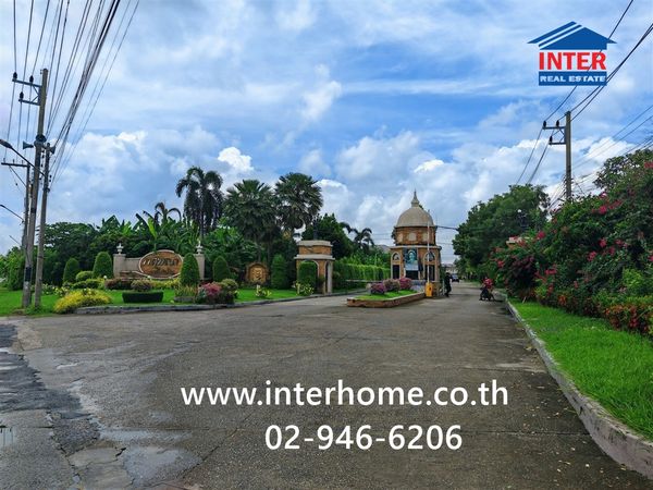 2-storey detached house, 53.7 sq m, Kritsana Garden Home Village, Phutthamonthon Sai 5, Phutthamonthon Sai 5 Road. Bang Krathuek Road 3, Sam Phran, Nakhon Pathom