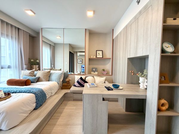 ห้องที่ฟังก์ชันครบทุกมุม พร้อมความเป็นส่วนตัว ฟรีค่าส่วนกลาง 2 ปี คอนโดพร้อมอยู่ ใกล้ MRT ศูนย์วัฒนธรรม COBE รัชดา-พระราม 9