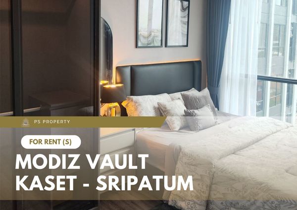 ให้เช่า ✨ MODIZ VAULT Kaset - Sripatum ✨ เฟอร์นิเจอร์ และ เครื่องใช้ไฟฟ้าครบ ติด ม.เกษตร ใกล้ ม.ศรีปทุม