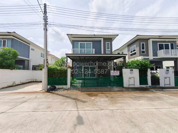 2-story twin house, Supalai Ville Rangsit Village, Khlong Luang - Khlong 2, good location, near Makro, Khlong Luang Branch.