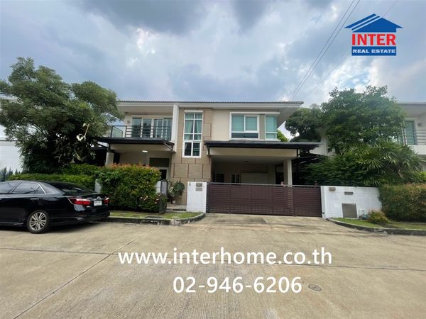 2-story detached house, 52 sq m, Casa Grande Village. Kaset-Nawamin Soi Prasertmanukit 29 Prasertmanukit Road, Soi Mailap, Soi Ramintra 14, Lat Phrao District, Bangkok