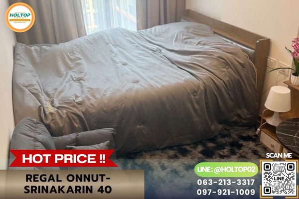 #L1516 Condo for rent Regal Onnut-Srinakarin 40