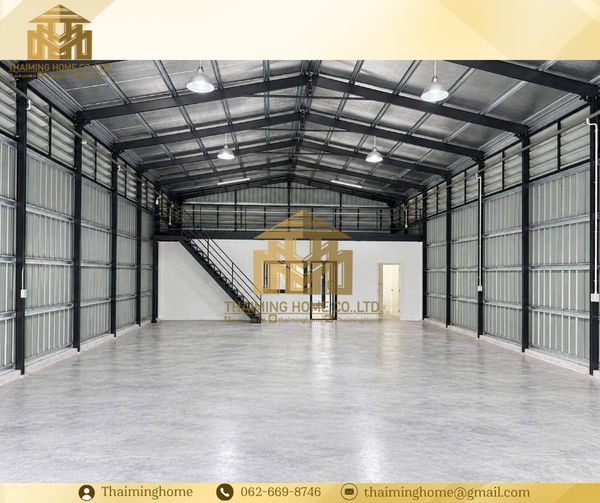 New warehouse for rent, good location, in the business district and Lat Phrao-Chokchai 4 community and Nakniwat Road, size 207 sq m. (TW6-6226)