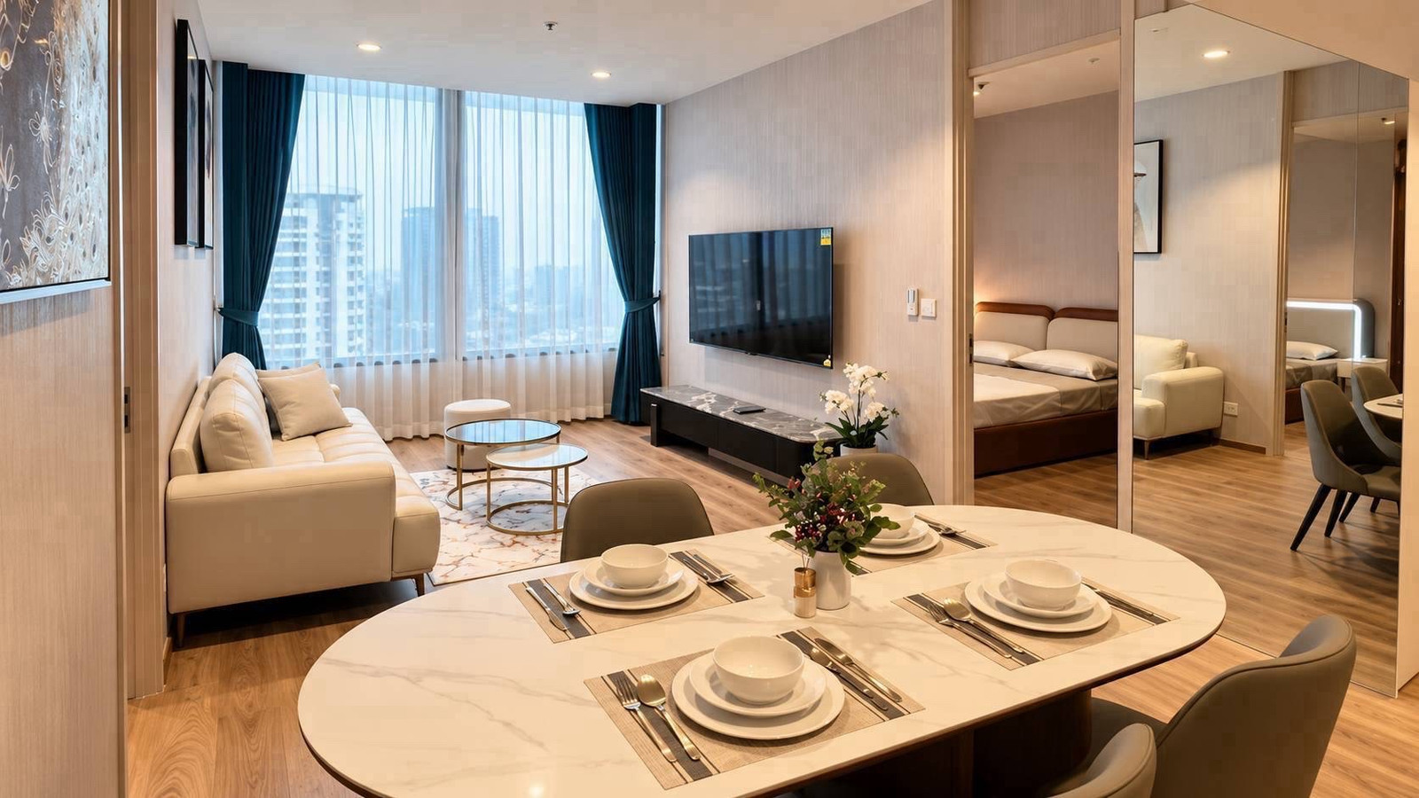 For Rent NOBLE FORM THONGLOR | 2BR | 63 sq.m. | 20th Floor | Modern Residence Tel.0889797878 – รูปที่ 3