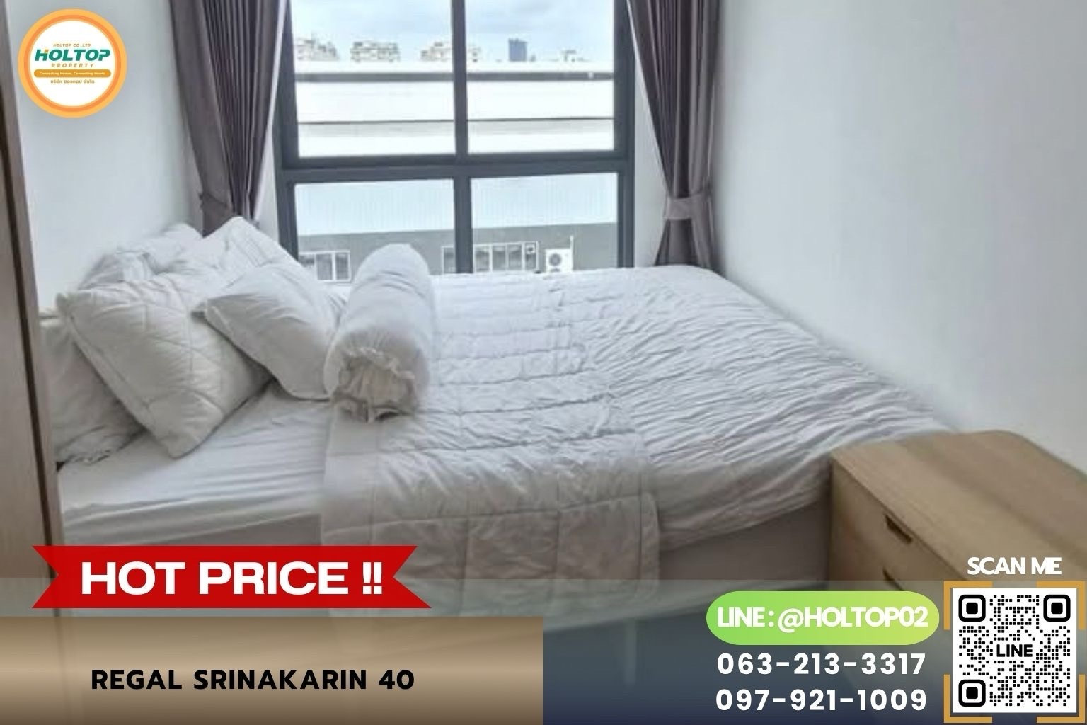 #Z6617 Condo for rent Regal Srinakarin 40