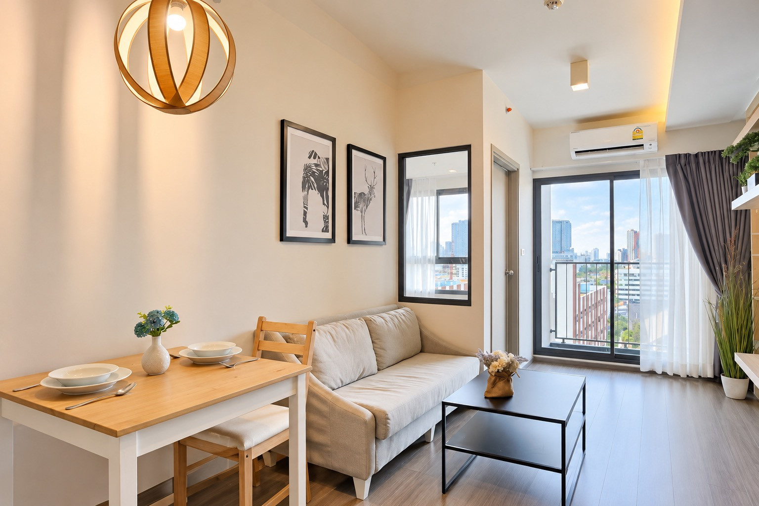 ให้เช่า/ขาย Ideo Sukhumvit 93 1 ห้องนอน 34 ตร.ม. ชั้น 11 วิวเมือง ใกล้ BTS บางจาก 20,000 บาท