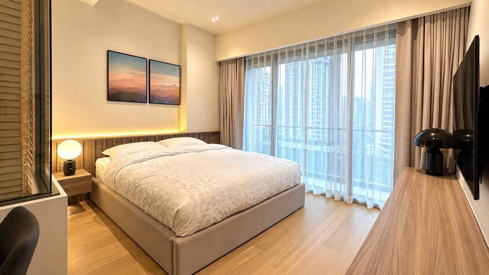 For Rent THE STRAND THONGLOR | 1BR | Fully Furnished | 53 SQ.M. | 10th Floor | Modern Contemporary Tel.0889797878 – รูปที่ 3